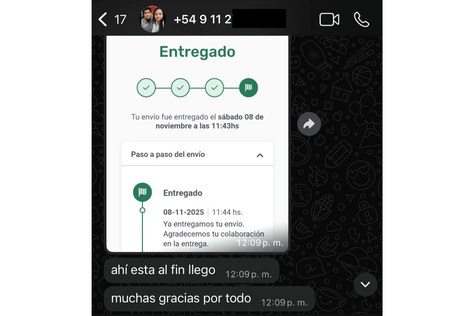 Referencia de cliente en Capital Federal: Atención de 10, respondieron todas mis dudas